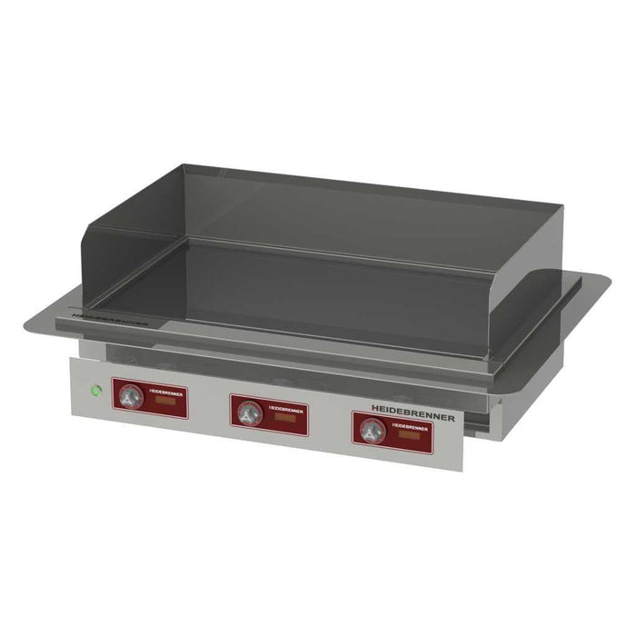 Heidebrenner - Heidebrenner Einbau Elektro Teppanyaki - Bratplatte "KYUSHU" - 3 Zonen, 996x550 mm, 13,5 kW, Chromnickelstahl - GastroDeals