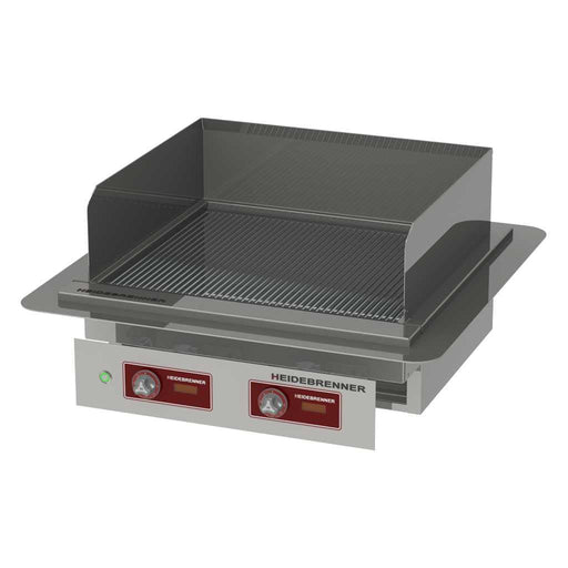 Heidebrenner - Heidebrenner Einbau Elektro Teppanyaki - Bratplatte "OKINAVA" - Geriffelt, 666x550 mm, 9 kW - GastroDeals