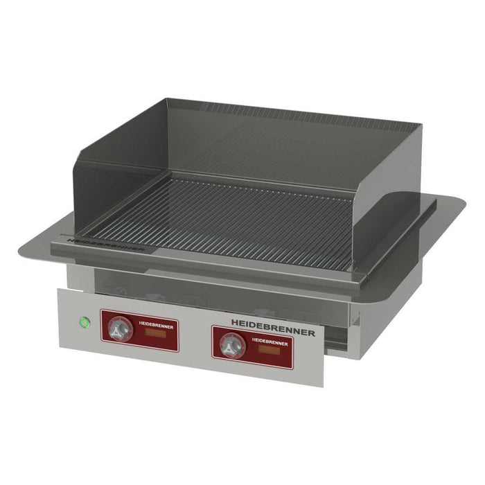 Heidebrenner - Heidebrenner Einbau Elektro Teppanyaki - Bratplatte OKINAVA - Geriffelte Platte, 770x650 mm, 9,0 kW - GastroDeals