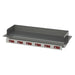 Heidebrenner - Heidebrenner Einbau Elektro Teppanyaki - Bratplatte "TANEGA" - 6 Zonen, 2090x750 mm, Geriffelt, 27 kW - GastroDeals