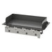 Heidebrenner - Heidebrenner Einbau - Gasbratplatte HOKKAIDO - Hartverchromt, 1430x750x300 mm, 4 Zonen, 23,2 kW - GastroDeals