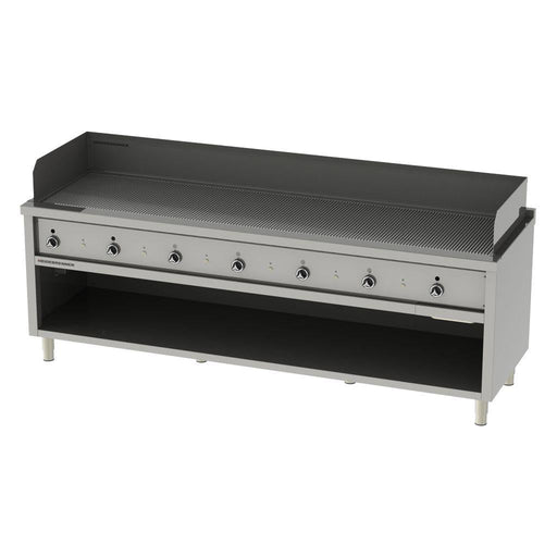 Heidebrenner - Heidebrenner Einbau - Gasbratplatte SHIKOKU - 650 - Geriffelte Platte, 2320x580 mm, 40,6 kW - GastroDeals