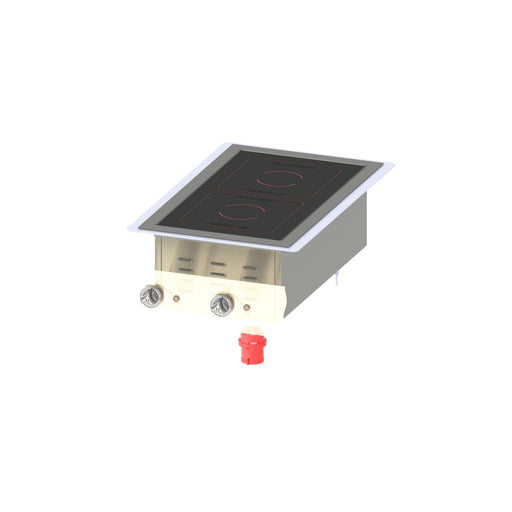 Heidebrenner - Heidebrenner Einbau Induktions - Herd - 2x3,5 kW, Ceranglas, 360x650 mm - GastroDeals