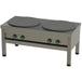 Heidebrenner - Heidebrenner Elektro Hockerkocher "500" - 2 Kochplatten Ø 500 mm, 100 - 350°C, 12 kW, Chromnickelstahl - GastroDeals
