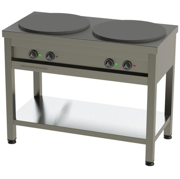 Heidebrenner - Heidebrenner Elektro Hockerkocher "500" - Guss - Kochplatte Ø 500 mm, 12 kW, Temperatursteuerung - GastroDeals