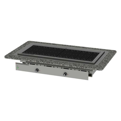 Heidebrenner - Heidebrenner Elektro Lavasteingrill ELBRUS - 18 kW, 650 mm, Indoor, Höhenverstellbare Füße - GastroDeals