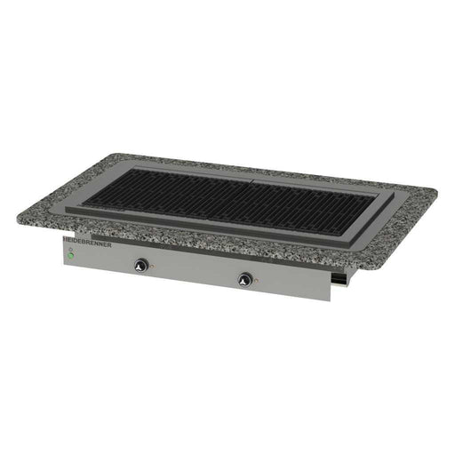 Heidebrenner - Heidebrenner Elektro Lavasteingrill ELBRUS - 750 mm, 18 kW, Gusseiserne Grillroste, Höhenverstellbare Füße - GastroDeals
