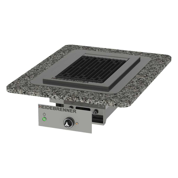 Heidebrenner - Heidebrenner Elektro Lavasteingrill FOGO - 4,5 kW, 650 mm, Gusseiserne Grillroste, 2m Kabel - GastroDeals