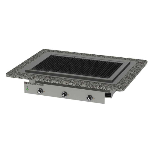 Heidebrenner - Heidebrenner Elektro Lavasteingrill FUJI - 750 mm, 13,5 kW, Gusseiserne Grillroste, 2 m Kabel - GastroDeals