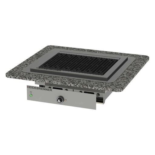 Heidebrenner - Heidebrenner Elektro Lavasteingrill HEKLA - 650 mm, 9 kW, Gusseiserne Grillroste, Lavasteine enthalten - GastroDeals