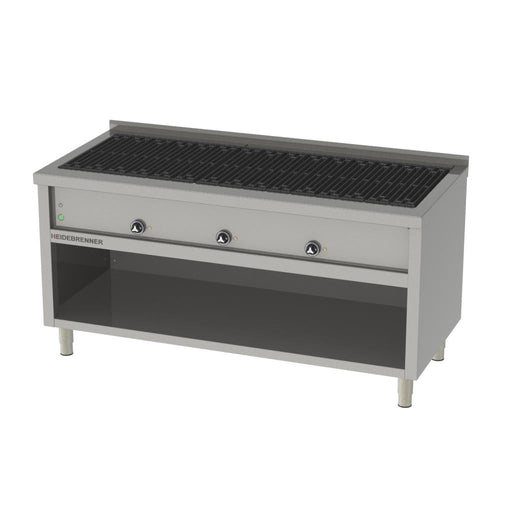 Heidebrenner - Heidebrenner Elektro Lavasteingrill "KRAKATAU" - 22,5 kW, 750 mm, 3 Zonen, CNS 18/10 - GastroDeals