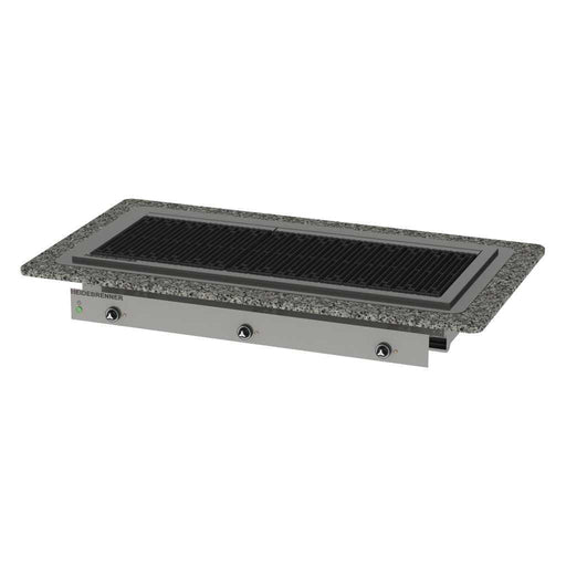 Heidebrenner - Heidebrenner Elektro Lavasteingrill "KRAKATAU" - 22,5 kW, 750 mm, Höhenverstellbare Füße - GastroDeals
