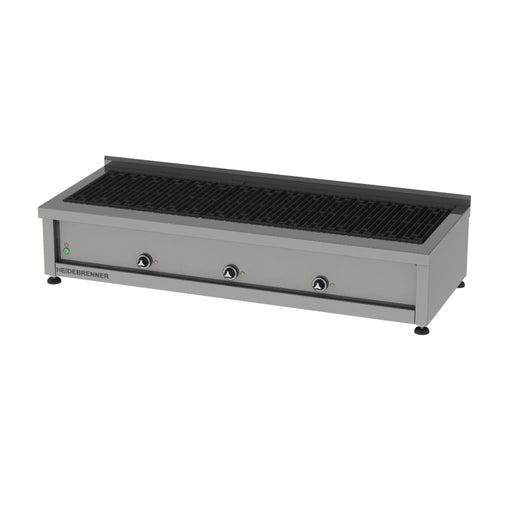 Heidebrenner - Heidebrenner Elektro Lavasteingrill "KRAKATAU - 750" - 22,5 kW, 3 Zonen, 1564x575 mm - GastroDeals