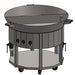 Heidebrenner - Heidebrenner Elektro Riesen - Stahlpfanne - Ø 1000 mm, 2 - geteilt, Edelstahlgestell, Fahrbar - GastroDeals