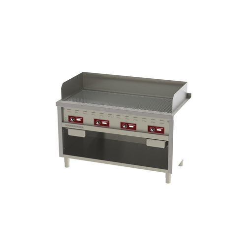 Heidebrenner - Heidebrenner Elektro Teppanyaki - Bratplatte "HOKKAIDO" - 1430x750x850 mm, 18 kW, 4 Heizzonen, Fettablauf - GastroDeals