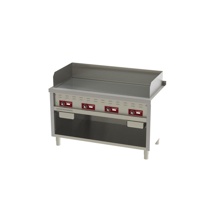 Heidebrenner - Heidebrenner Elektro Teppanyaki - Bratplatte "HOKKAIDO" - 1430x750x850 mm, 18 kW, 4 Heizzonen, Fettablauf - GastroDeals