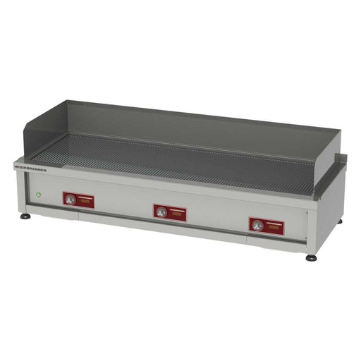 Heidebrenner - Heidebrenner Elektro Teppanyaki - Bratplatte HONSHU - 3 Zonen, 22,5 kW, Geriffelte Platte, 1760x650x350 mm - GastroDeals