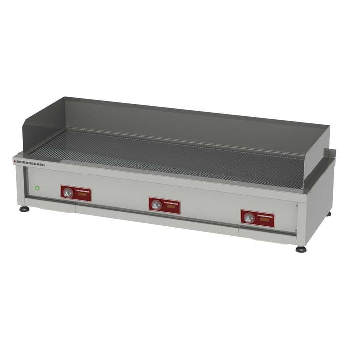 Heidebrenner - Heidebrenner Elektro Teppanyaki - Bratplatte HONSHU - 3 Zonen, 22,5 kW, Geriffelte Platte, 1760x650x350 mm - GastroDeals