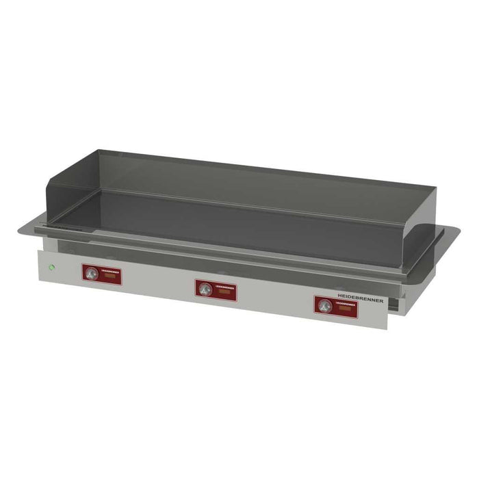 Heidebrenner - Heidebrenner Elektro Teppanyaki - Bratplatte HONSHU - 650 - Einbau, 1760x650 mm, Hartverchromt, 22,5 kW - GastroDeals