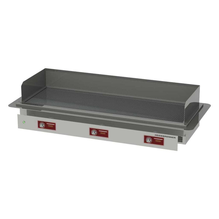 Heidebrenner - Heidebrenner Elektro Teppanyaki - Bratplatte HONSHU - 650 - Einbau, Geriffelt, 1760x650 mm - GastroDeals