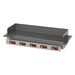 Heidebrenner - Heidebrenner Elektro Teppanyaki - Bratplatte HONSHU - 650 - Einbau, Geriffelte Platte, 1760x650 mm - GastroDeals