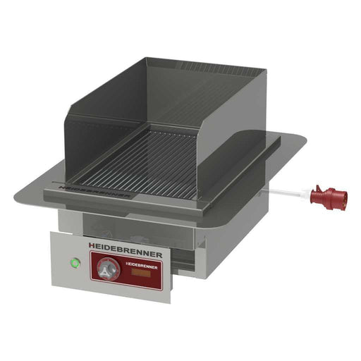 Heidebrenner - Heidebrenner Elektro Teppanyaki - Bratplatte IKI - Geriffelte Platte, 440x650x250 mm, 4,5 kW - GastroDeals