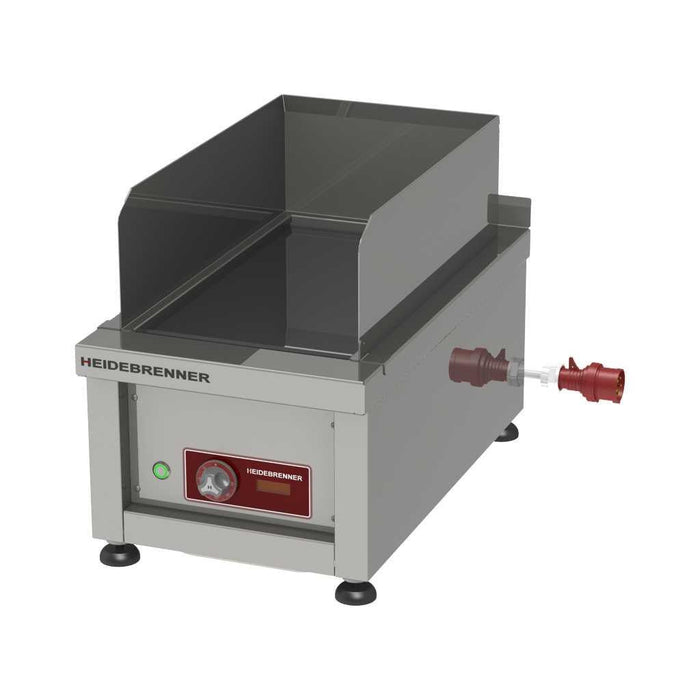 Heidebrenner - Heidebrenner Elektro Teppanyaki - Bratplatte IKI - Glatte Platte, 336x550 mm, 4,5 kW, Verchromt - GastroDeals