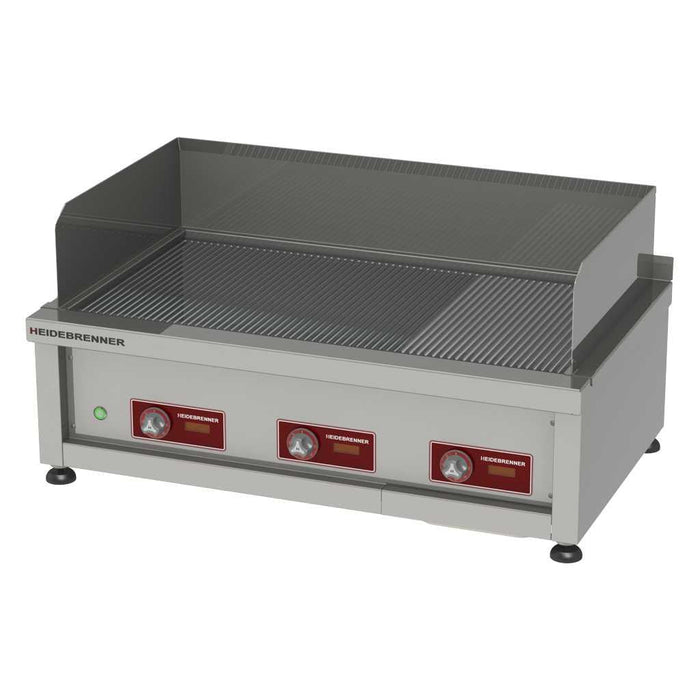 Heidebrenner - Heidebrenner Elektro Teppanyaki - Bratplatte KYUSHU - Geriffelt, 1100x650 mm, 13,5 kW - GastroDeals