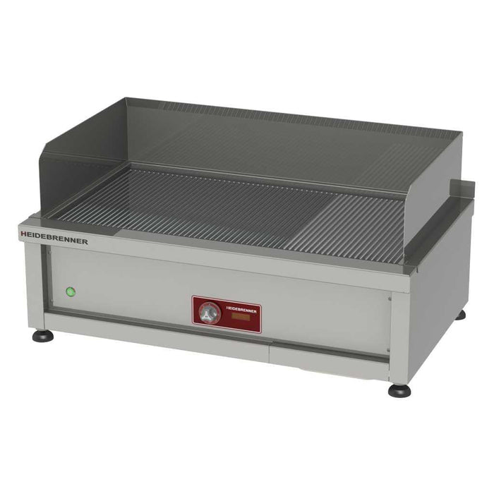 Heidebrenner - Heidebrenner Elektro Teppanyaki - Bratplatte KYUSHU - Geriffelte Platte, 1100x650 mm, 13,5 kW - GastroDeals