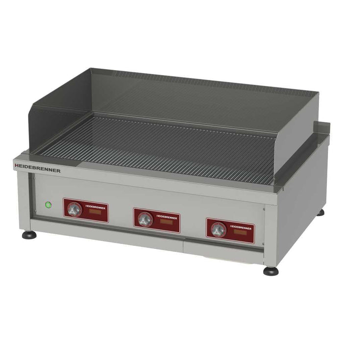 Heidebrenner - Heidebrenner Elektro Teppanyaki - Bratplatte KYUSHU - Geriffelte Platte, 996x550 mm, 13,5 kW - GastroDeals