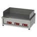 Heidebrenner - Heidebrenner Elektro Teppanyaki - Bratplatte KYUSHU - Geriffelte Platte, 996x550 mm, 13,5 kW - GastroDeals