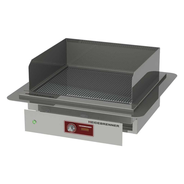 Heidebrenner - Heidebrenner Elektro Teppanyaki - Bratplatte OKINAVA - Geriffelt, Einbau, 666x550 mm, 9 kW - GastroDeals