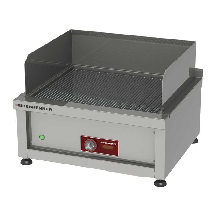 Heidebrenner - Heidebrenner Elektro Teppanyaki - Bratplatte OKINAVA - Geriffelte Platte, 770x650x350 mm, 9,0 kW - GastroDeals