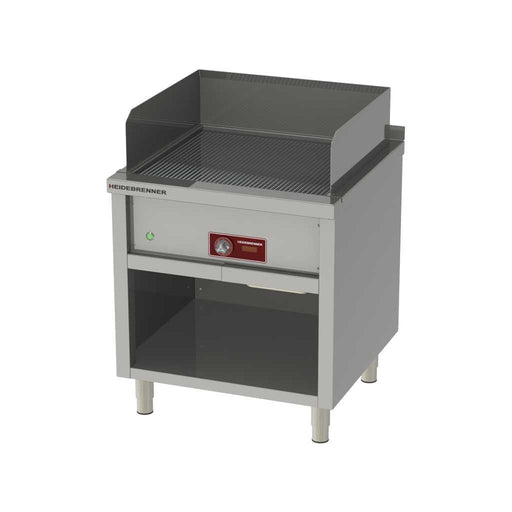 Heidebrenner - Heidebrenner Elektro Teppanyaki - Bratplatte OKINAVA - Geriffelte Platte, 770x750x850 mm, 9 kW - GastroDeals