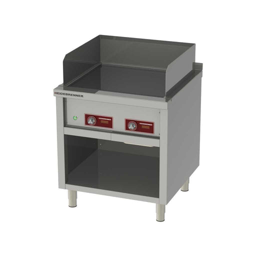 Heidebrenner - Heidebrenner Elektro Teppanyaki - Bratplatte OKINAVA - Hartchrom, 770x750x850 mm, 9 kW, 2 Zonen - GastroDeals