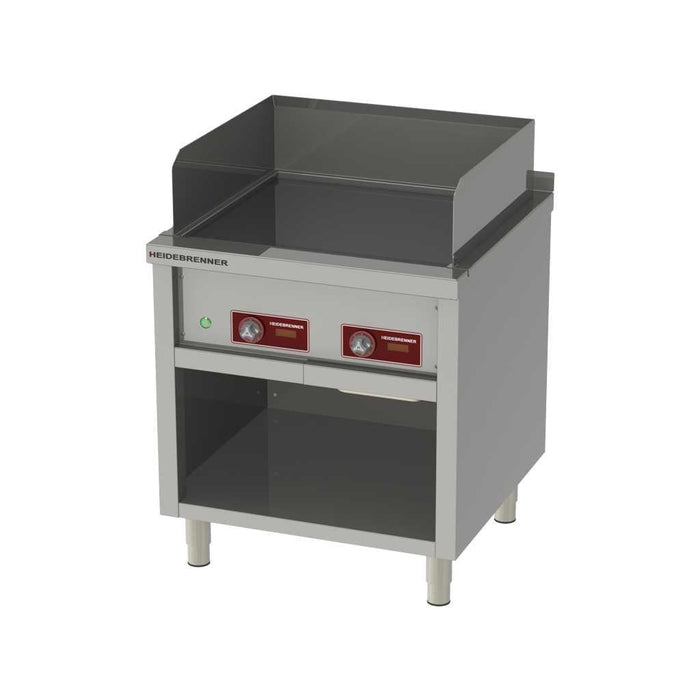 Heidebrenner - Heidebrenner Elektro Teppanyaki - Bratplatte OKINAVA - Hartchrom, 770x750x850 mm, 9 kW, 2 Zonen - GastroDeals