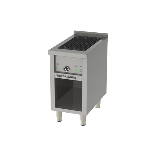 Heidebrenner - Heidebrenner Elektro Wasser - /Lavasteingrill LITLI - 4,5 kW, 750 mm, Gusseiserne Grillroste - GastroDeals
