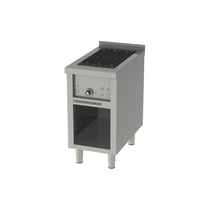 Heidebrenner - Heidebrenner Elektro Wasser - /Lavasteingrill LITLI - 4,5 kW, 750 mm, Gusseiserne Grillroste - GastroDeals