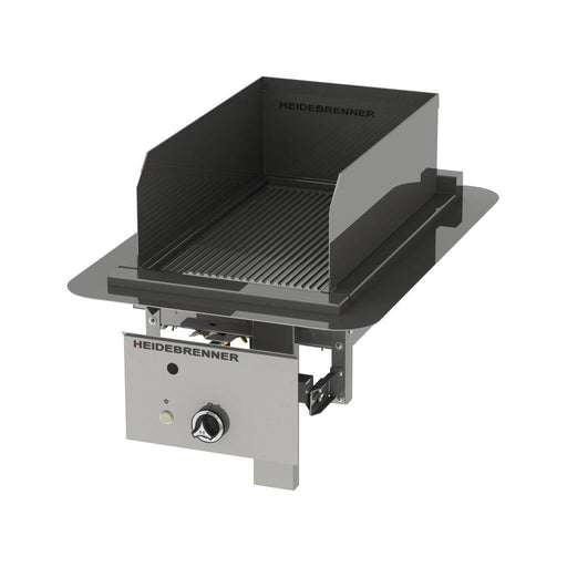 Heidebrenner - Heidebrenner Gas Einbau - Bratplatte IKI - 750 - Hartverchromt, Geriffelt, 5,8 kW, 440x750 mm - GastroDeals