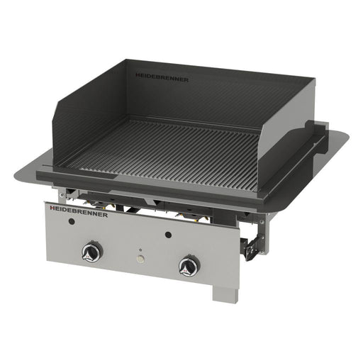 Heidebrenner - Heidebrenner Gas Einbau - Bratplatte OKINAVA - 750 - Geriffelte Platte, 11,6 kW, 770x750x300 mm - GastroDeals