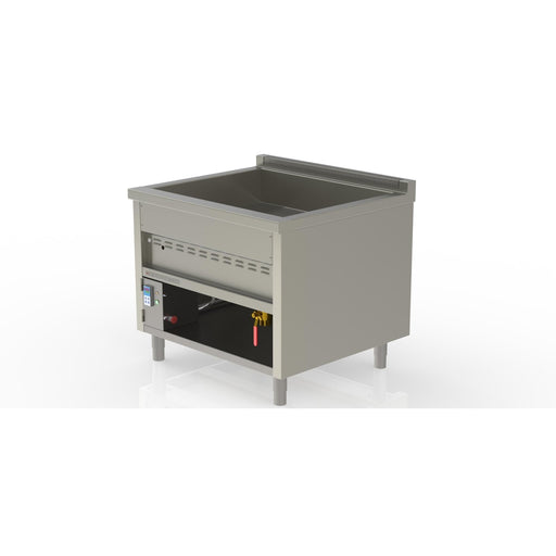 Heidebrenner - Heidebrenner Gas - Fettbackgerät FEHMARN - 900 - Edelstahl, 900x650 mm, 59 - 117 l, 29,9 kW - GastroDeals