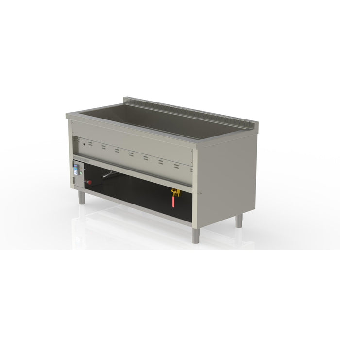 Heidebrenner - Heidebrenner Gas - Fettbackgerät Usedom - 750 - Elektronische Steuerung, Edelstahlwanne, 1500x500 mm, 75 - 150 l - GastroDeals