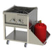 Heidebrenner - Heidebrenner Gas - Hockerkocher HAMBURG Premium - 2 Heizzonen, 650 mm, Edelstahl, Piezozünder - GastroDeals