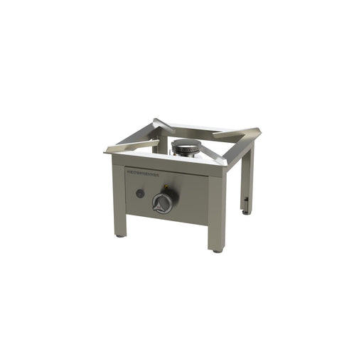 Heidebrenner - Heidebrenner Gas - Hockerkocher KIEL - 5,8 kW, Profilstahl, 360 mm, Höhenverstellbare Füße - GastroDeals