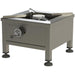 Heidebrenner - Heidebrenner Gas - Hockerkocher "ROSTOCK" - 400 mm, 5,8 kW, Edelstahl - Topfauflage, Höhenverstellbare Füße - GastroDeals
