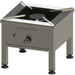 Heidebrenner - Heidebrenner Gas - Hockerkocher "ROSTOCK" - 550 mm, 12,8 kW, Edelstahl - Topfauflage, Höhenverstellbar - GastroDeals