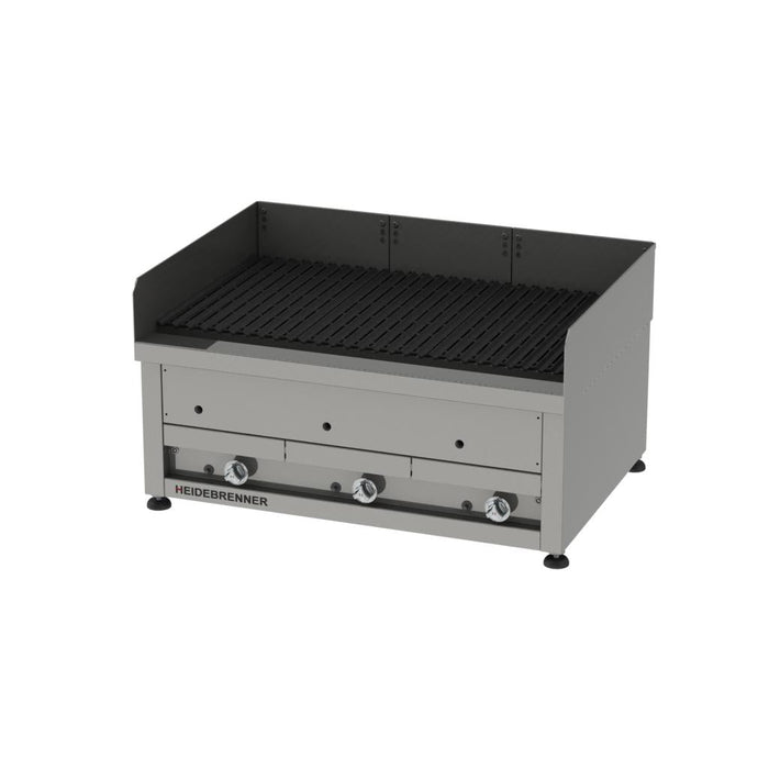 Heidebrenner - Heidebrenner Gas Lavasteingrill Ätna - 750 mm, 38,4 kW, Outdoor, Edelstahl V - Rost - GastroDeals