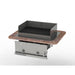 Heidebrenner - Heidebrenner Gas Lavasteingrill KOS - 25,6 kW, 680 mm, Indoor, Edelstahl V - Rost - GastroDeals