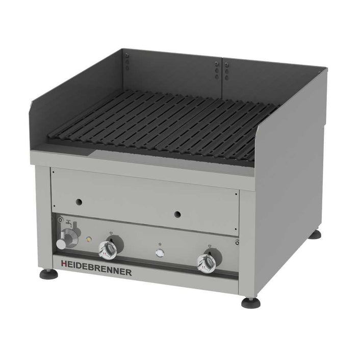 Heidebrenner - Heidebrenner Gas Lavasteingrill KOS - 750 mm, 25,6 kW, Indoor, 2 Zonen - GastroDeals