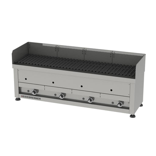 Heidebrenner - Heidebrenner Gas Lavasteingrill PANAREA - 23,2 kW, 410 mm, Outdoor, 4 Heizzonen - GastroDeals